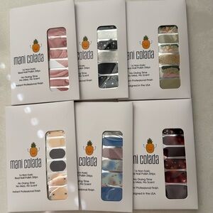 Bundle of nail polish strips manicolada
